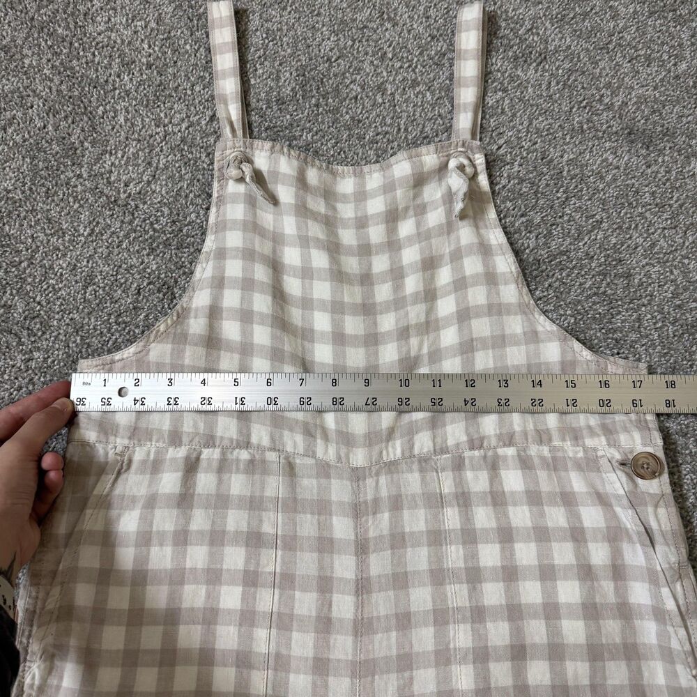 Lou & Grey Checkered Jumpsuit in Cream and Tan - Picture 12 of 13